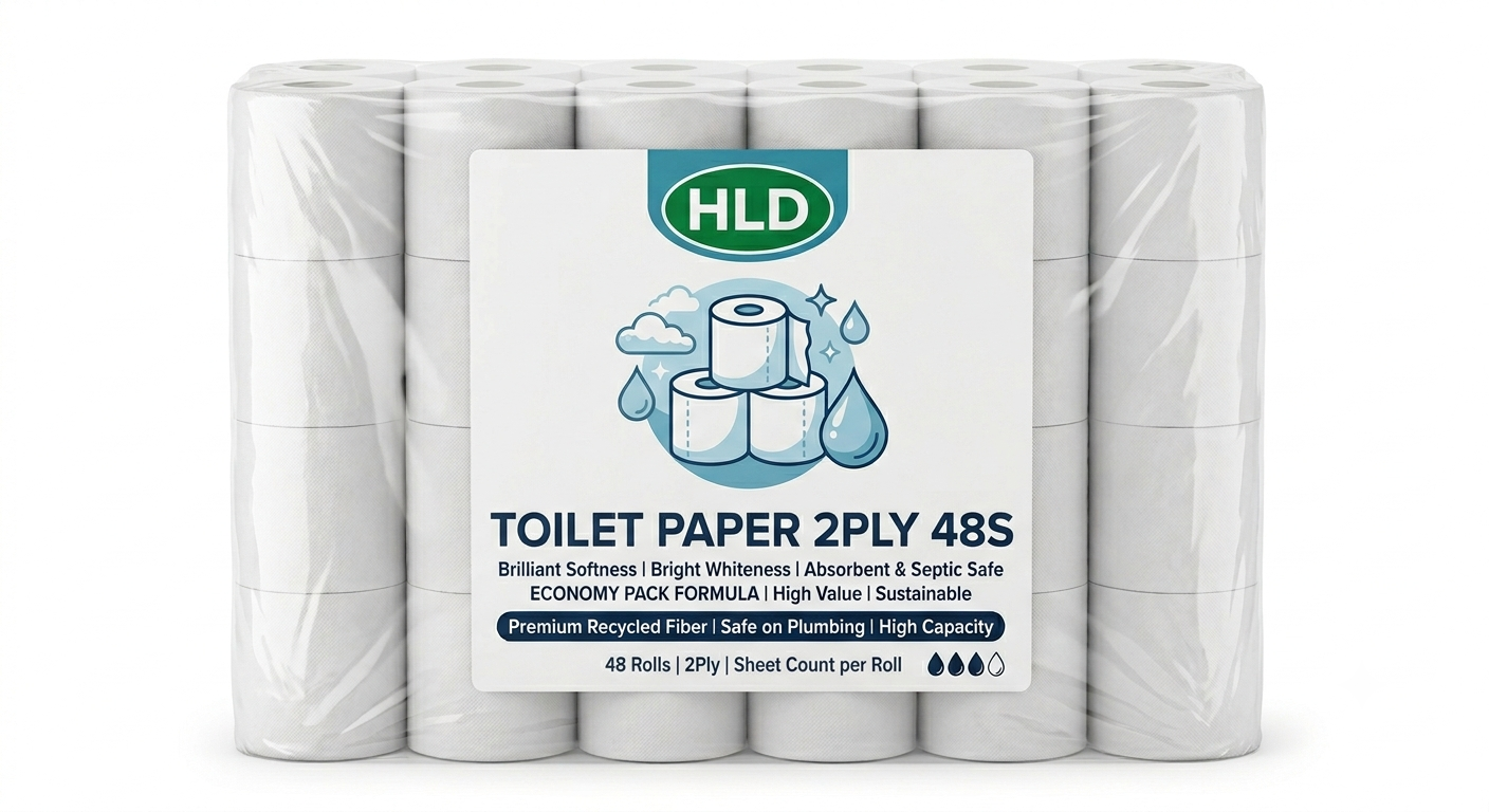 Toilet Paper 2-Ply — 48 Rolls